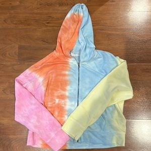 Girls Old Navy cropped sweatshirt